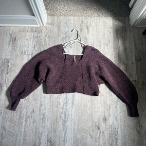 Free people crop sweater